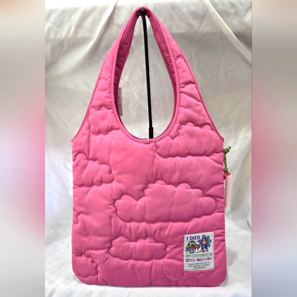 Coactopia Cloud Loop Flat Tote Pink